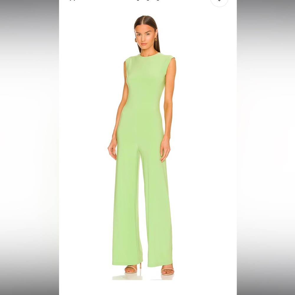 Sleeveless Jumpsuit in Gemini Green